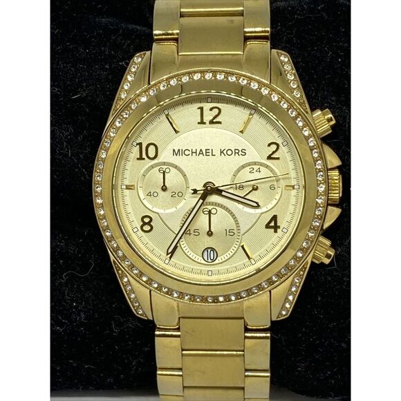 Michael Kors Blair MK5166 Women's Gold Stainless Steel Analog Dial Watch MP856 - Picture 2 of 12